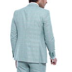 Frederic 3-Piece Slim-Fit Suit // Light Green (Euro: 50)