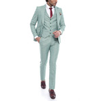 Frederic 3-Piece Slim-Fit Suit // Light Green (Euro: 56)
