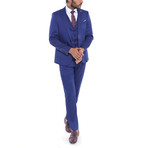 Finn 3-Piece Slim Fit Suit // Blue (Euro: 48)