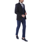 Enzo 3-Piece Slim Fit Suit // Navy (US: 34R)