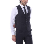 Ty 3-Piece Slim Fit Suit // Smoke (Euro: 50)