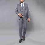 Xander 3-Piece Slim Fit Suit // Gray (Euro: 50)