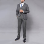 Wilson 3-Piece Slim Fit Suit // Smoke (Euro: 50)