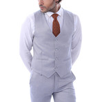 Zain 3-Piece Slim Fit Suit // Slate (Euro: 48)