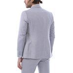 Zain 3-Piece Slim Fit Suit // Slate (Euro: 56)