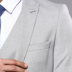 Roderick 3-Piece Slim Fit Suit // Gray (Euro: 46)