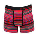 Striped Boxer Trunk // Red (M)