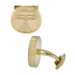 ST Dupont Vitruvian Man Cufflinks // 005524