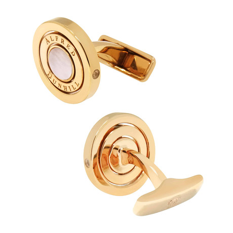 Dunhill Mother of Pearl Gyro Cufflinks // JNV5259K