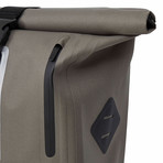 Commuter Rolltop Backpack (Khaki)