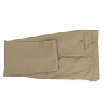 3 Roll 2 Button Trim Fit Cotton Suit // Tan (Euro: 44S)