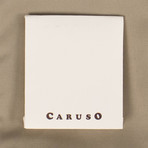 3 Roll 2 Button Trim Fit Cotton Suit // Tan (Euro: 44S)