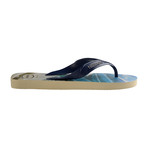 Surf Sandal // Beige + Navy Blue (US: 11/12)