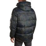 Twill Puffer Jacket // Camouflage (S)