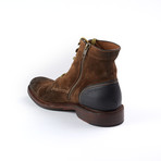 Burnished Lace Up Boot // Tobacco (Euro: 42)
