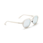 Men's Olympus Mons 02 Sunglasses // White + Silver