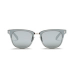 Unisex Mirrorcake 02 Sunglasses // Silver
