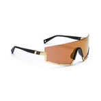 Men's Stun 02 Sunglasses // Black + Gold