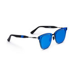 Unisex Mirrorcake 04 Sunglasses // Blue + Black