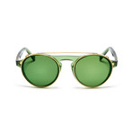 Unisex Dyad 10 Sunglasses // Olive + Gold