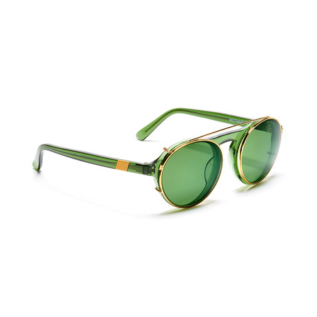 Unisex Dyad 10 Sunglasses // Olive + Gold