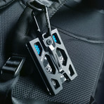 Govo Aluminum Badge Holder Wallet // Black