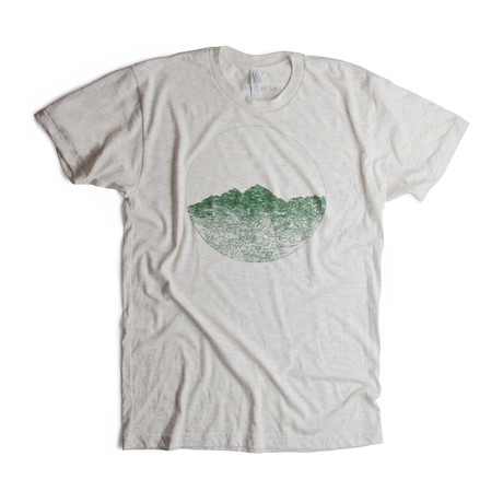 The Maroon Bells T-Shirt // Heather White (S)