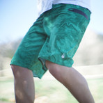 Glenwood Canyon Colorado River Board Shorts // Green (36)