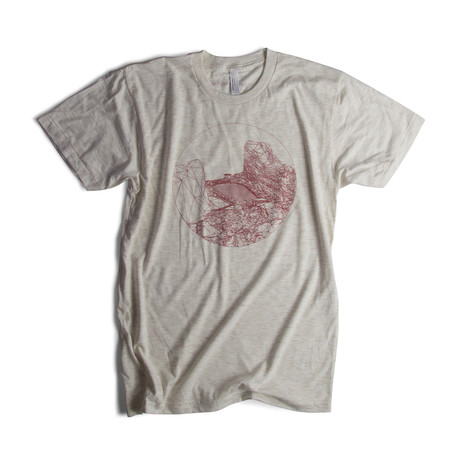 The Red Rocks T-Shirt // Heather White (S)