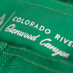 Glenwood Canyon Colorado River Board Shorts // Green (36)