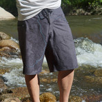 Grand Canyon Colorado River Board Shorts // Gunmetal (30)