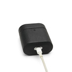 Grain Leather Airpod Case // Black