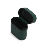 Grain Leather Airpod Case // Forest Green