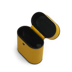 Grain Leather Airpod Case // Lemon Yellow