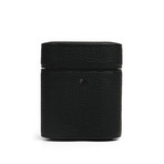 Grain Leather Airpod Case // Black