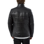 Sanchez Leather Jacket // Black (2XL)