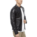 Franco Leather Jacket // Black (L)