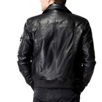 Claudio Leather Jacket // Black (XL)
