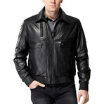 Claudio Leather Jacket // Black (2XL)