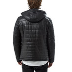 Delgado Leather Jacket // Black (XS)