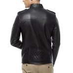 Lopez Leather Jacket // Black (M)