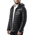 Delgado Leather Jacket // Black (2XL)