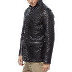 Eloy Leather Jacket // Black (M)
