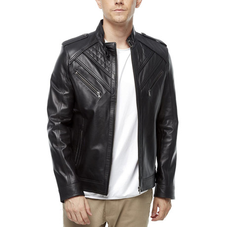 Lopez Leather Jacket // Black (XS)