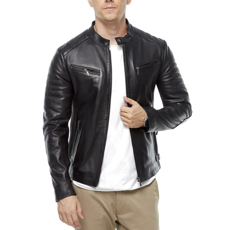 Franco Leather Jacket // Black (XS)