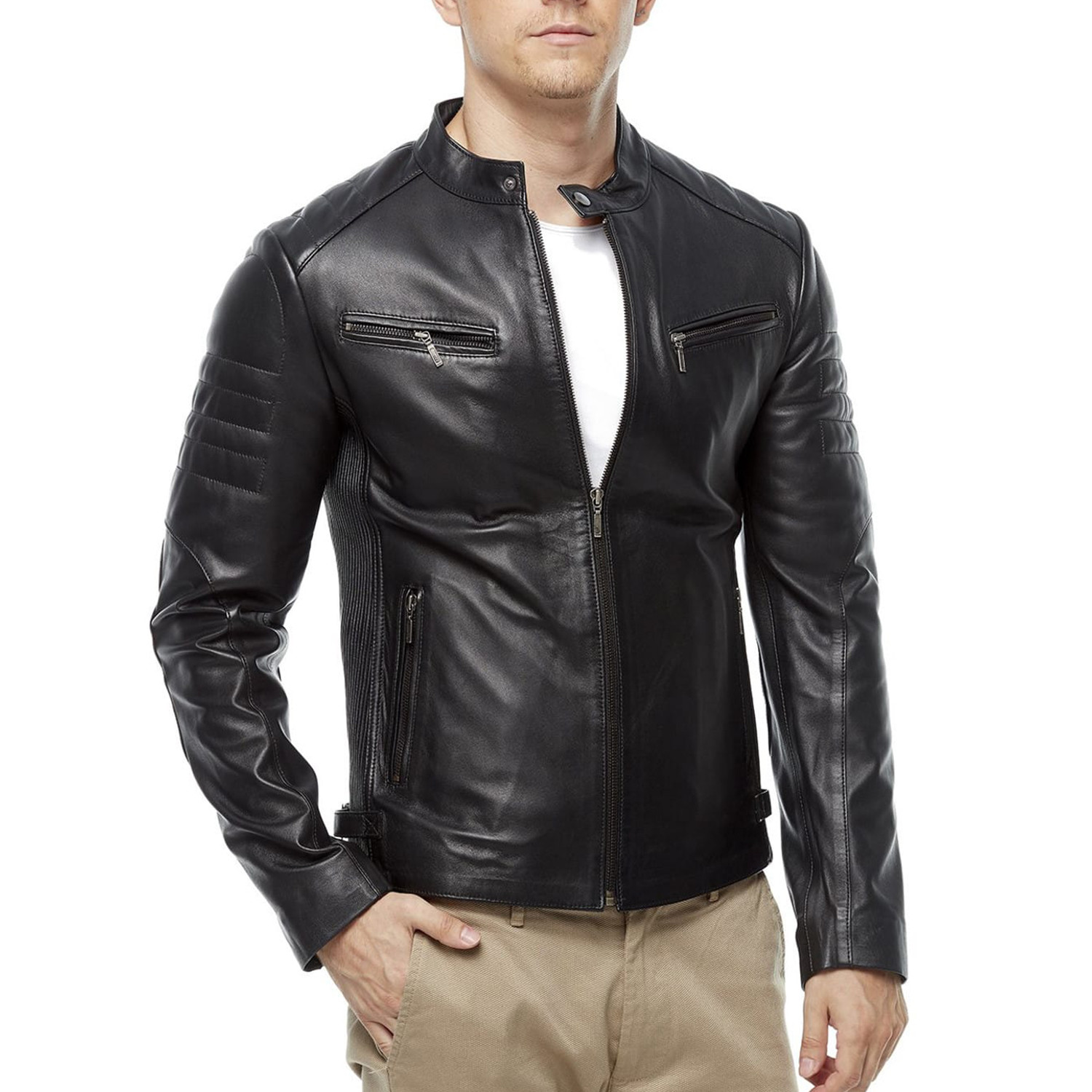 Franco Leather Jacket // Black (M) - Deriza - Touch of Modern