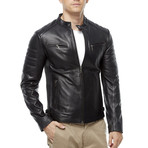 Franco Leather Jacket // Black (S)