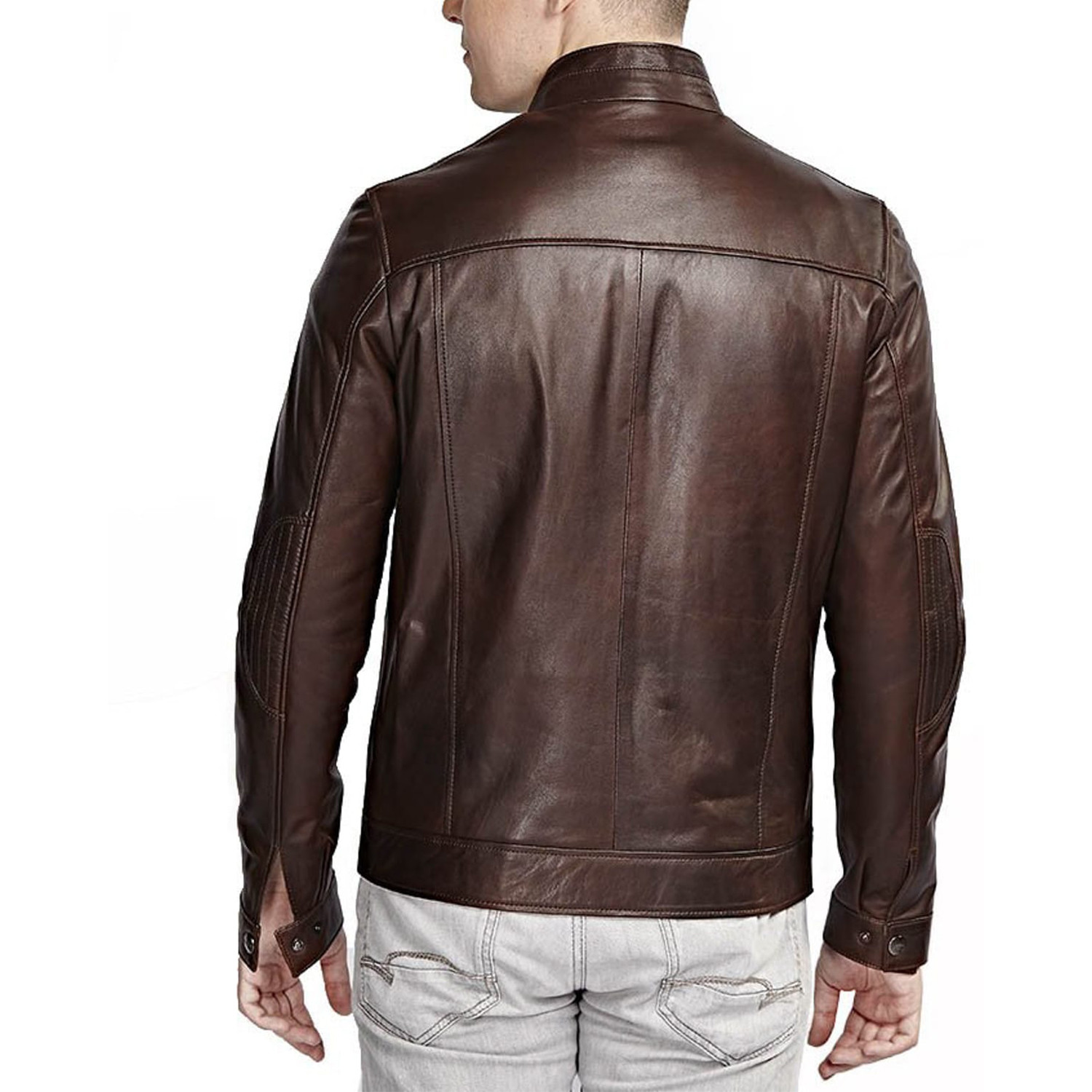 Baltasar Leather Jacket // Brown (XS) - Deriza - Touch of Modern