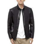 Gomez Leather Jacket // Black (XL)
