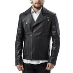 Josue Leather Jacket // Black (S)
